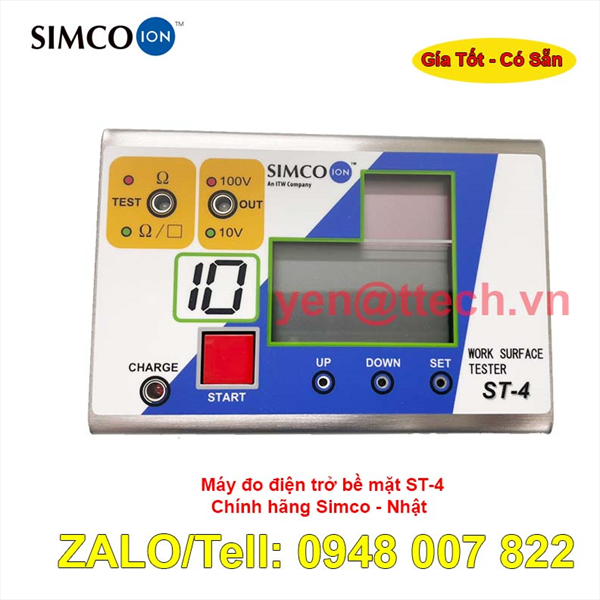 Máy đo điện trở bề mặt ST-4 Simco